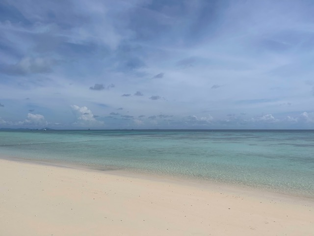 A tranquil beach in Koh Lanta, Thailand on a perfect sunny day.