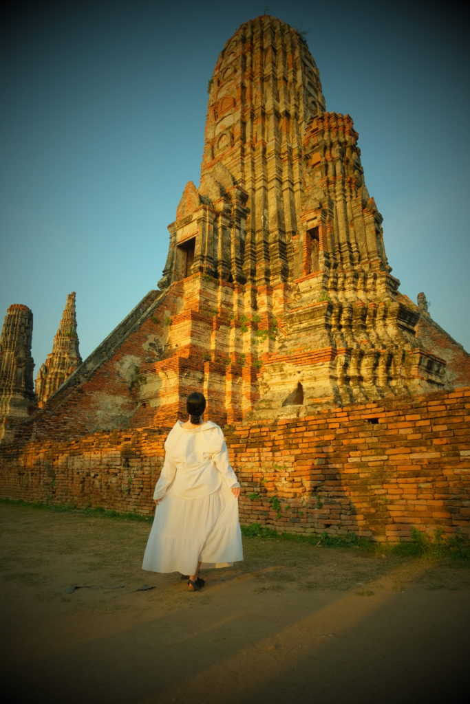 An ancient temple complex in Ayutthaya.
